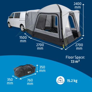 Auvent Cross AIR TG - kampa