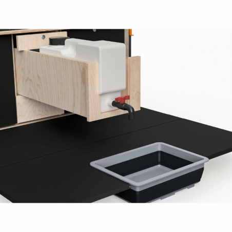 Pack Malle Cavale avec Tiroirs + Couchette + Point d'eau - Campinambulle