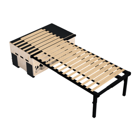 Pack Malle Cavale avec Tiroirs + Couchette + Point d'eau - Campinambulle