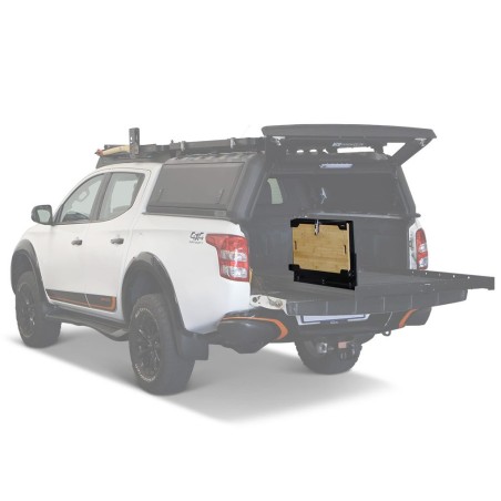 Kit de table coulissante et rabattable pour le chargement de la caisse