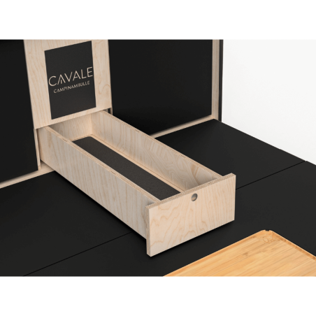 Tiroirs Centraux pour Malle Cavale - Campinambulle
