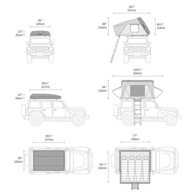 Tente de Toit Skycamp 3.0 / 4P - iKamper
