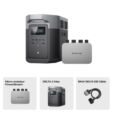 Station électrique portable DELTA 2 MAX - EcoFlow