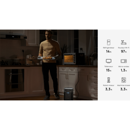 Station électrique portable DELTA 2 MAX - EcoFlow