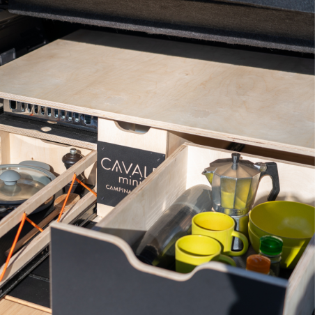 Pack Malle Cavale Mini + Tiroir de Droite + Point d'Eau - Campinambulle