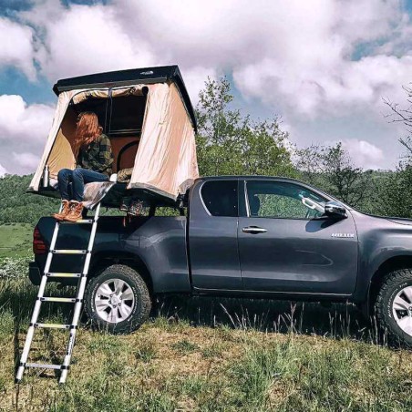 Pack Tente de Toit TriUp Polycoton / 3P + 2 filets + matelas anti-condensation - NaïtUp