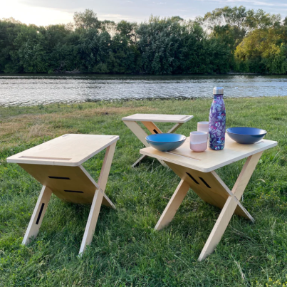 Tabouret Pliable en Bois - Tchao Tchao 2
