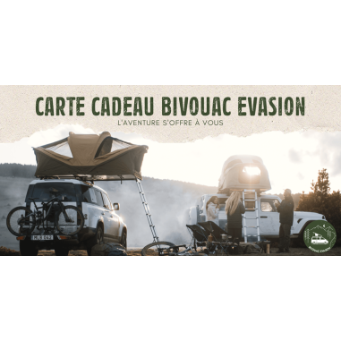 Carte Cadeau - Bivouac Evasion