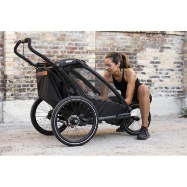 Kit de Jogging 2 Double pour Remorque à Vélo Chariot Biplace Thule