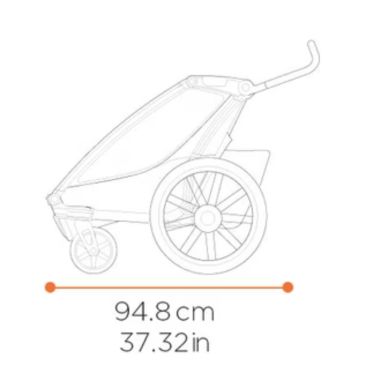 Remorque Vélo Thule Cross 2 Double - Thule