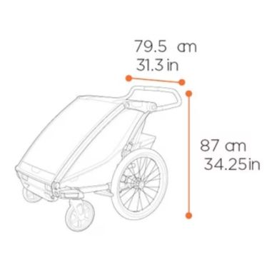 Remorque Vélo Thule Cross 2 Double - Thule