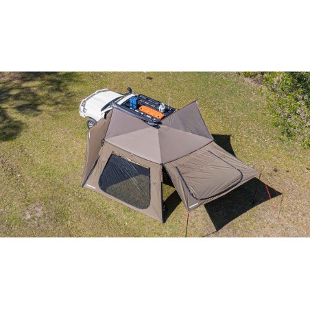 Paroi Trapézoïdale avec Porte pour Auvent Batwing Compact 2M - Rhino-rack