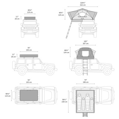 Tente de Toit X-Cover 3.0 Light / 4P - iKamper