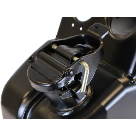 Jerricane à carburant 20l - Finition acier noir