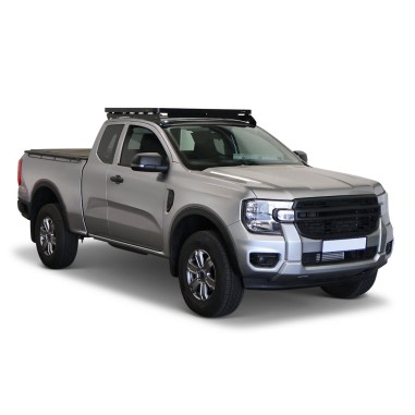 Ford Ranger T6.2 Wildtrak/Raptor Cabine allongée (2023-actuel) Kit de barres de toit Slimline II / Profil bas
