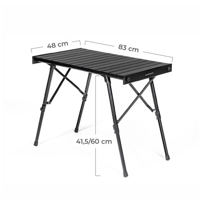 Table de Camping Alu Ultralight Black - Vickywood 2