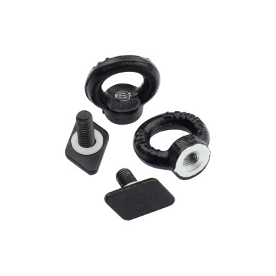 Oeillets d'arrimage noirs pour rails 2