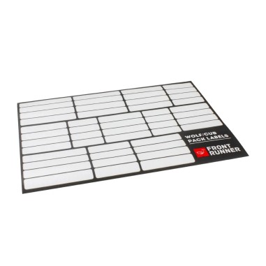 Étiquettes d’organisation de camping Wolf/Cub...