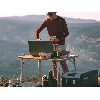Table de camping compacte GO de Dometic / Bambou