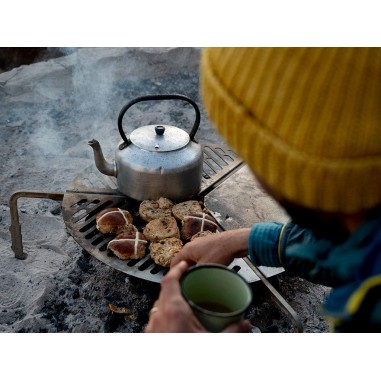 Grille de BBQ sur roue de secours - de Front...