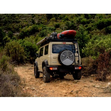 Grille de BBQ sur roue de secours - de Front...