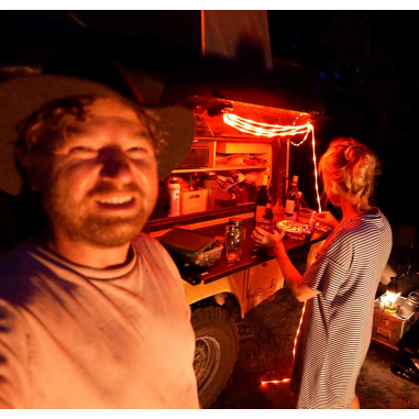 Camplight Corde Lumineuse Rouge Afterglow - The...