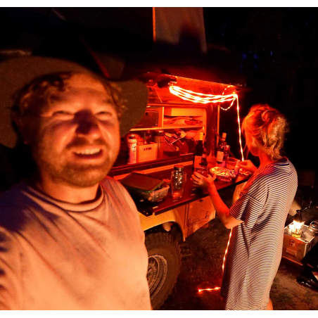 Camplight Corde Lumineuse Rouge Afterglow - The Sunnyside