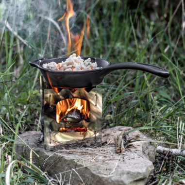 Poêle en fonte 20 cm avec manche - Petromax