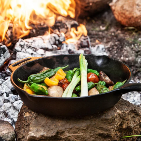 Poêle en fonte 20 cm avec manche - Petromax