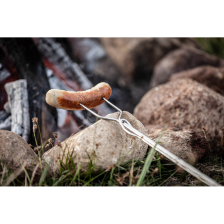Lot de 2 Brochettes de Feu de Camp Dents Normales - Petromax