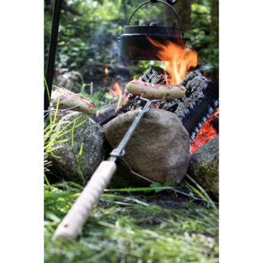 Lot de 2 Brochettes de Feu de Camp Dents...