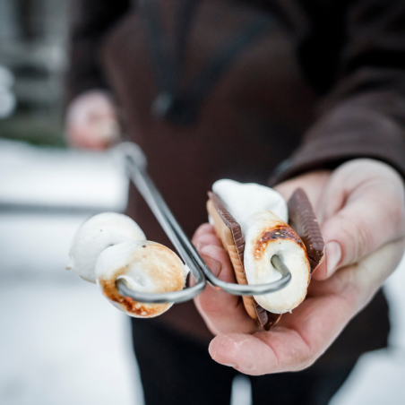 Lot de 2 Brochettes de Feu de Camp Dents Crochues - Petromax