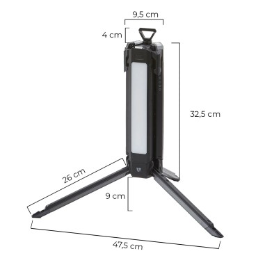 Lampe de Camping et de Chantier TRIPOD LIT3 -...