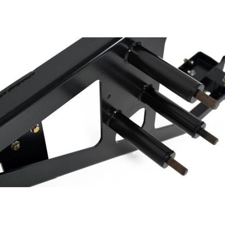 Porte roue de secours pour un Land Rover Defender (1983-2016) Pick-Up/DC / avec plaque - de Front Runner