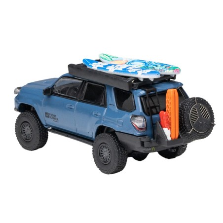 Limited Edition Toyota 4Runner TRD Pro Overland Cavalry Blue Diecast Model Set