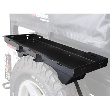 Tablette montée sur la roue de secours