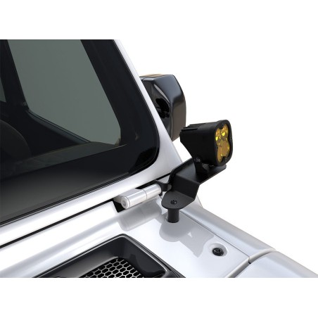 Jeep Wrangler JL Supports d'éclairage de montant A pour montage en fossé