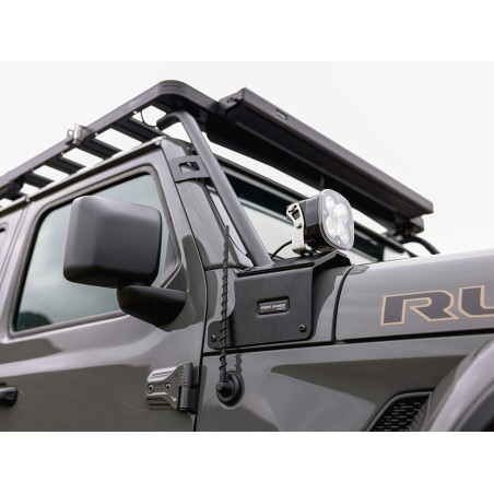 Jeep Wrangler JL Supports d'éclairage de montant A pour montage en fossé