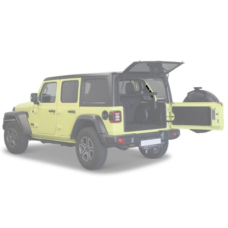 Jeep JLU Cargo Molle Interior Shelf Support de montage