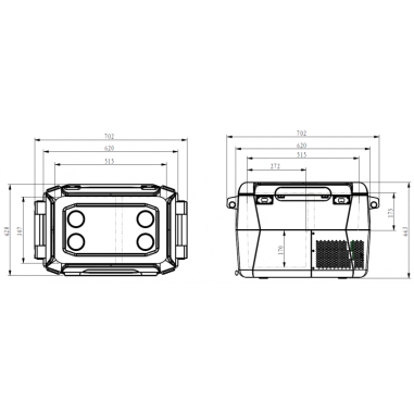 Glacière à compression 45L - Antarion