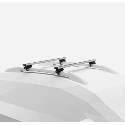 Barres de Toit WingBar Evo avec pieds Oversize rail - Thule