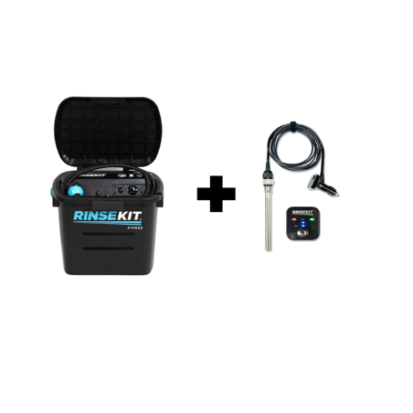 Pack Douche Portable Autonome RinseKit Pro 13,3 L + Hot Rod Heather - RinseKit