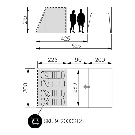 Dometic Santorini FTK 4X8 TC