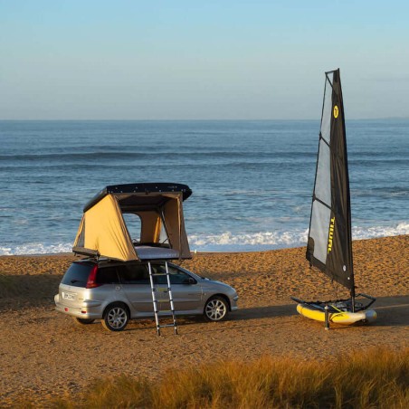 Pack Tente de Toit Quatrö / 4P + 2 filets + matelas anti-condensation + fermetures inox verrouillables - NaïtUp