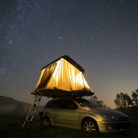 Pack Tente de Toit Quatrö / 4P + 2 filets + matelas anti-condensation + fermetures inox verrouillables - NaïtUp