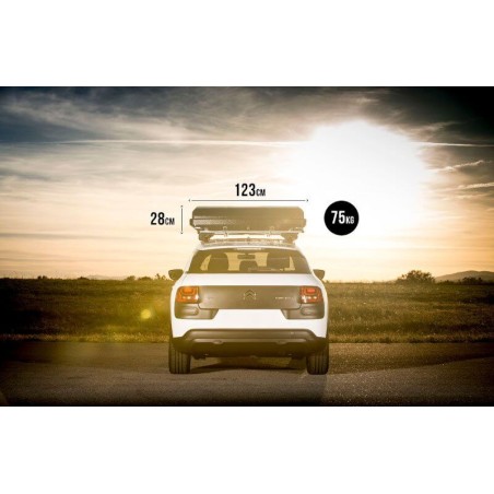 Pack Tente de Toit Quatrö / 4P + 2 filets + matelas anti-condensation + fermetures inox verrouillables - NaïtUp