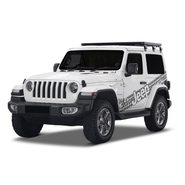 Kit de 1/2 galerie Slimline II pour une Jeep Wrangler JL 2 Portes (2018 - jusqu'à présent)