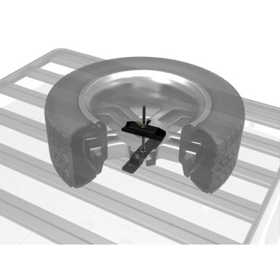 Support de roue de secours sur galerie / Profile bas - de...