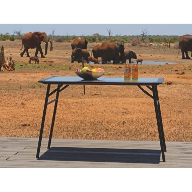 Table de camping Pro en acier inoxydable - de...