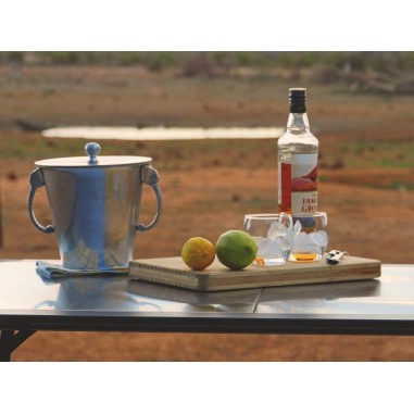 Table de camping Pro en acier inoxydable - de...